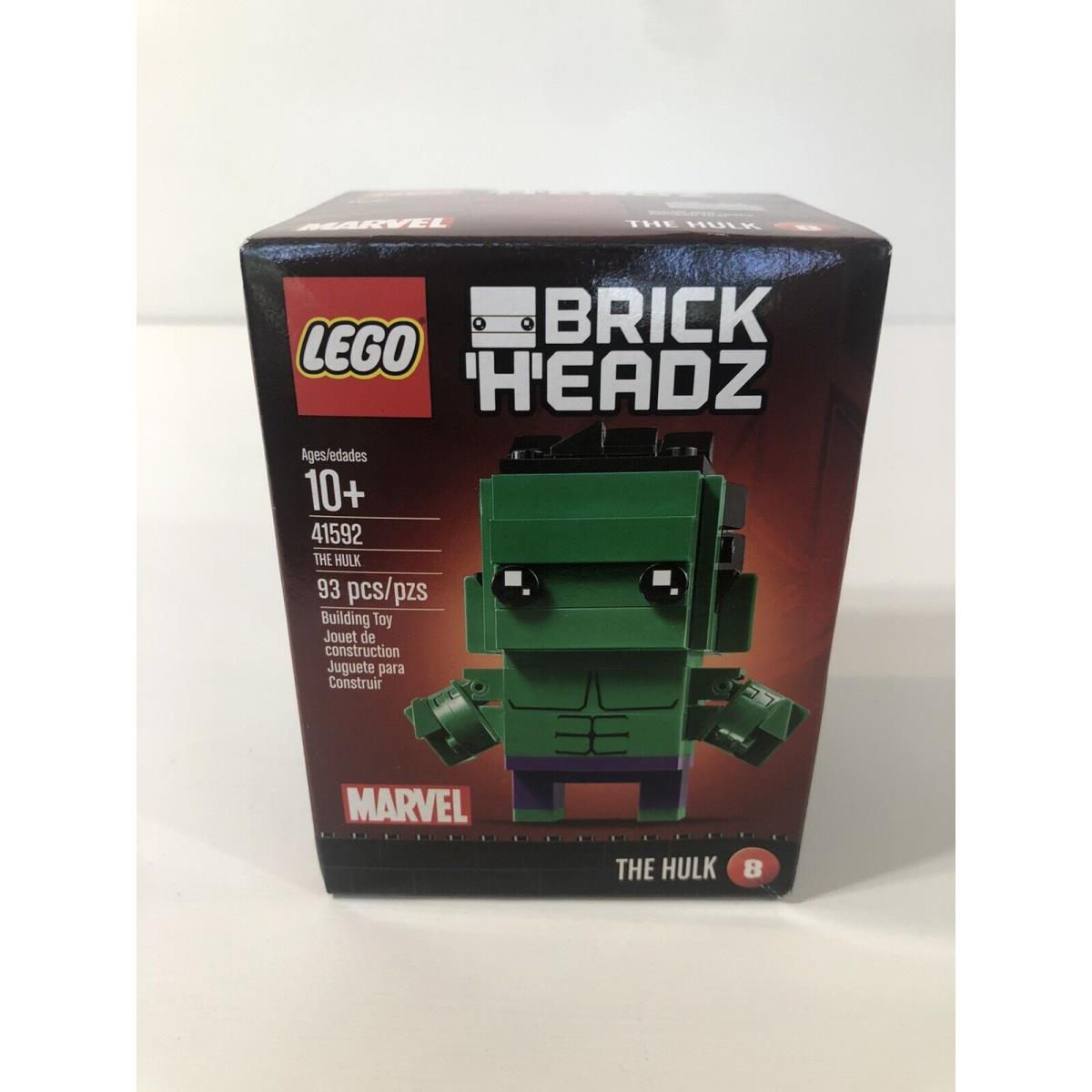 Lego 41592 Marvel The Hulk Brickheadz Brick 8 Retired