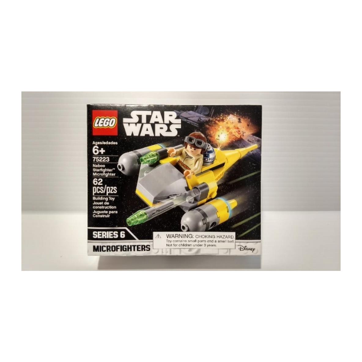 Lego Star Wars Naboo Starfighter Microfighter 75223 Building Kit 62 Pcs Retired