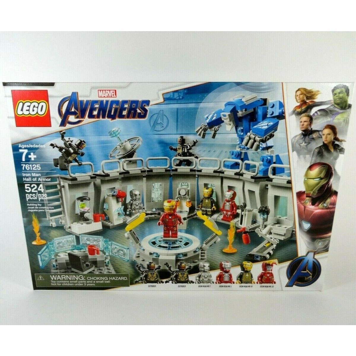 Lego 76125 Marvel Avengers Endgame Avengers Ironman Hall of Armor Set