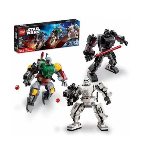 Lego Star Wars Mech 3-Pack 66778 - Darth Vader Boba Fett Stormtrooper