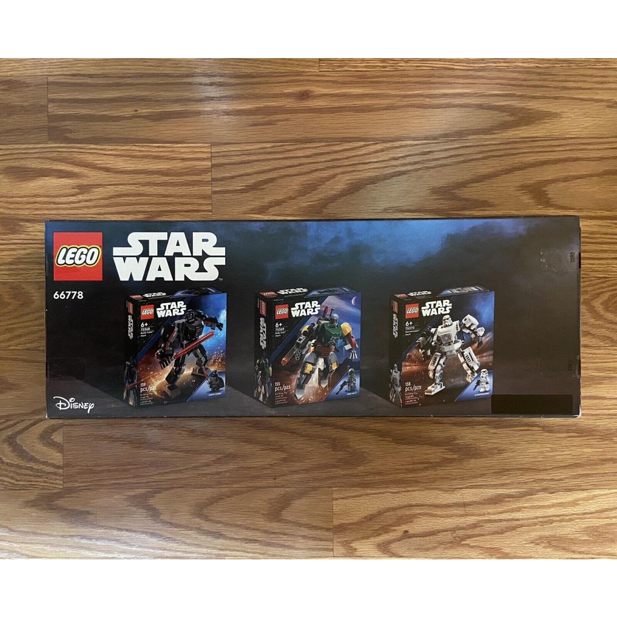 Lego Star Wars 66778 Mech 3 Pack Darth Vader Boba Fett Stormtrooper
