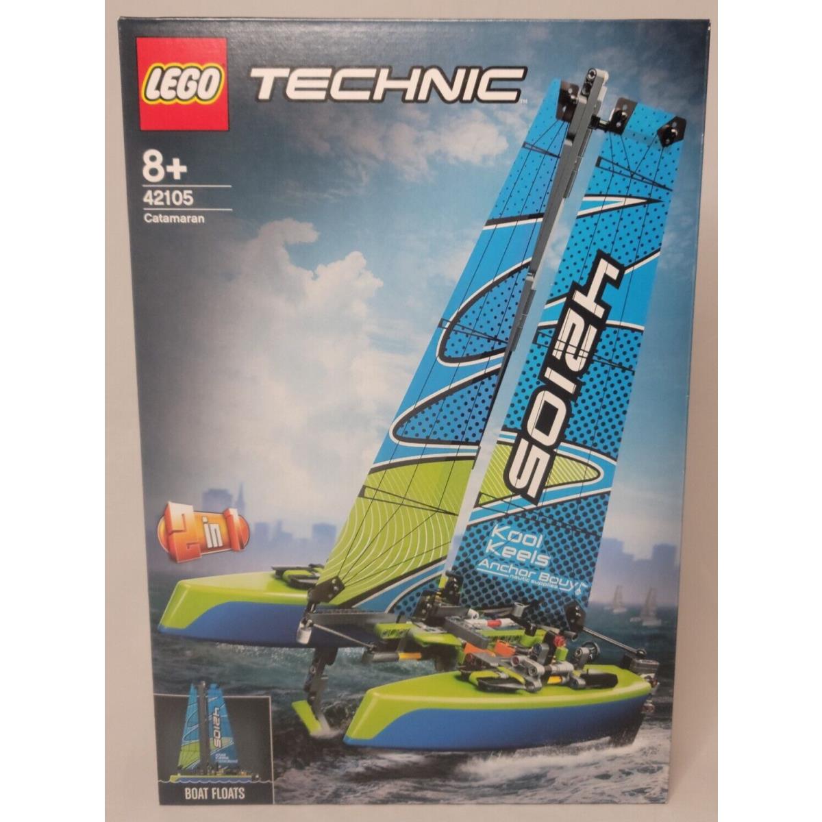 Lego 42105 Catamaran Technic 2 in 1 Race Power Boat Boat Floats
