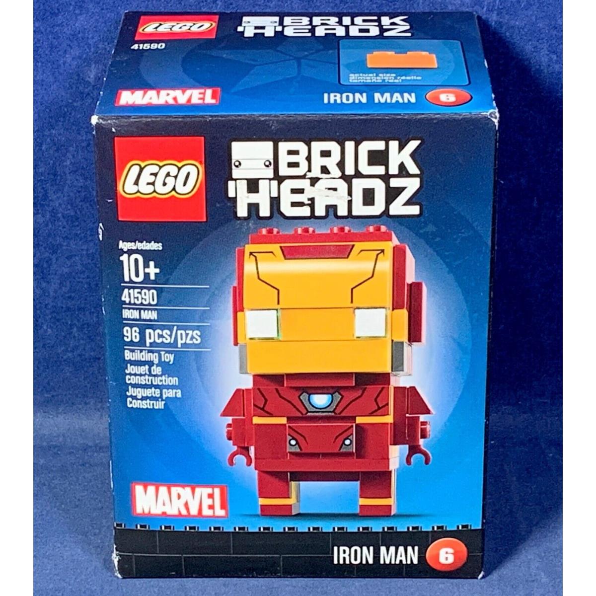 Iron Man - Lego Brick Headz 41590 - Marvel Comics Super Hero Building Set
