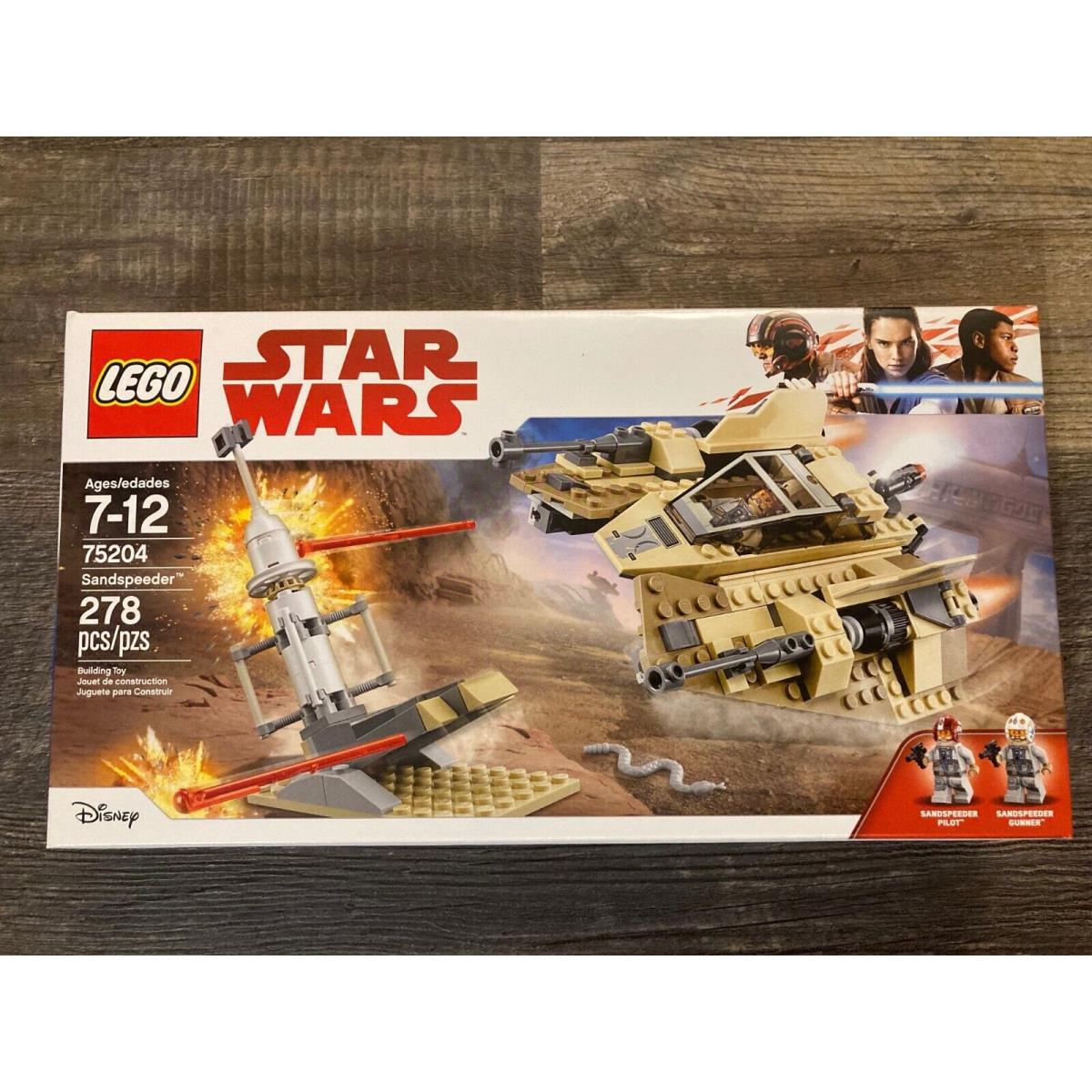 Lego Star Wars 75204 Sandspeeder 278 Pcs Minifigure Pilot Gunner