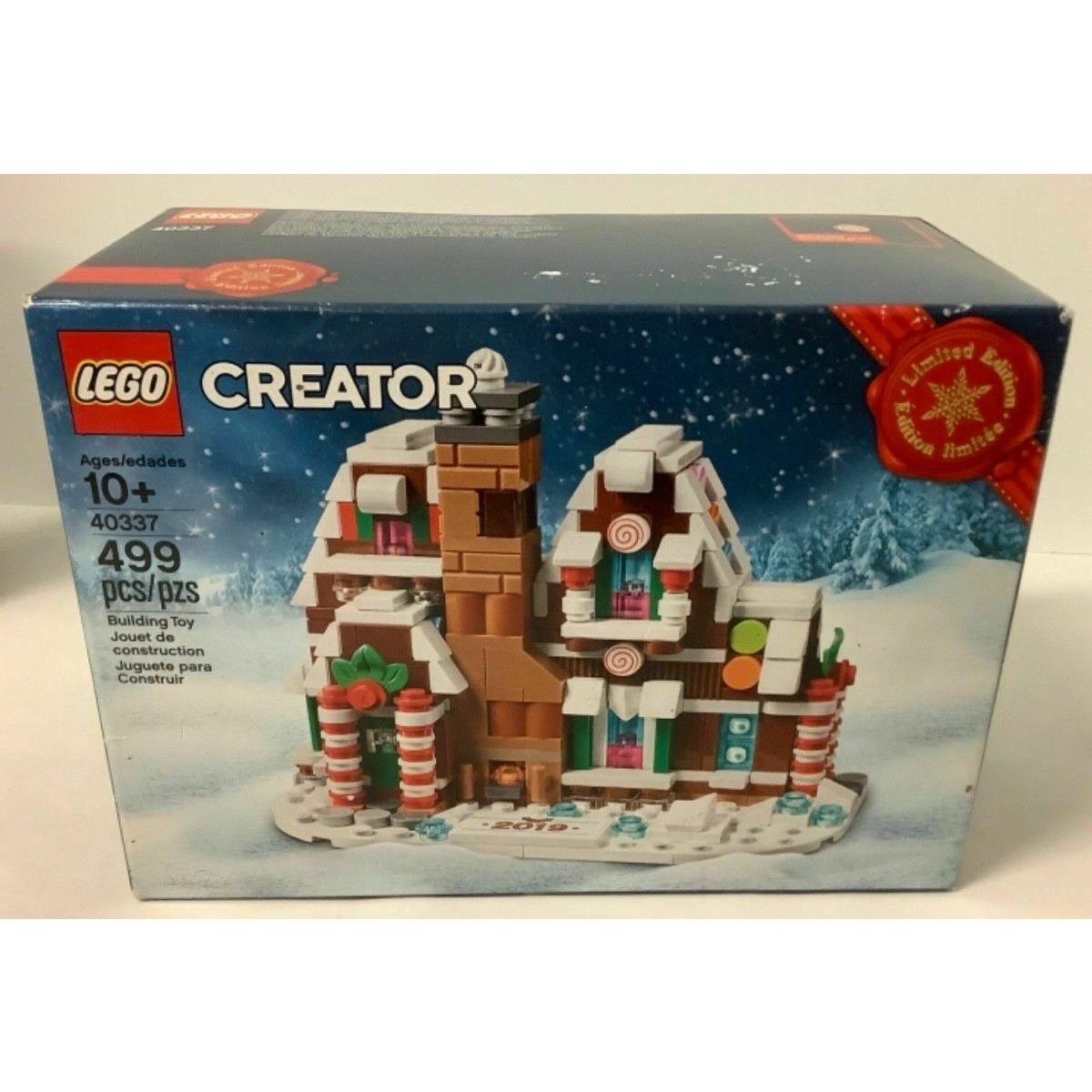 Lego Christmas Holiday Set 40337 Mini Gingerbread House Gift Toy