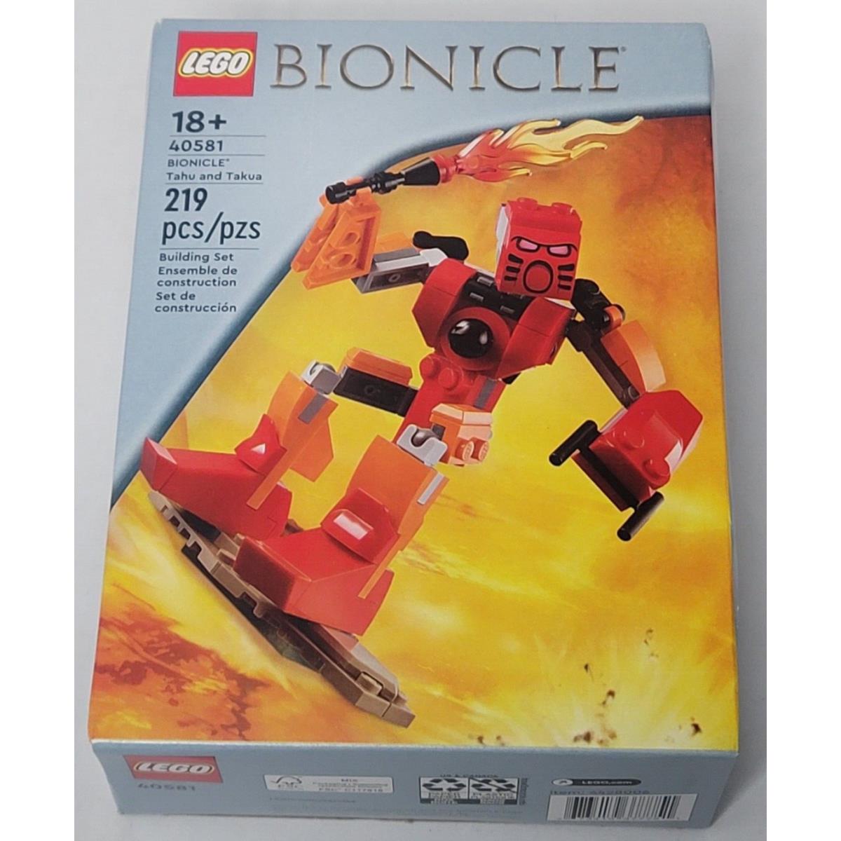 Lego 40581 Bionicle Tahu and Takua 2023 Gwp Limited Edition Store Exclusive