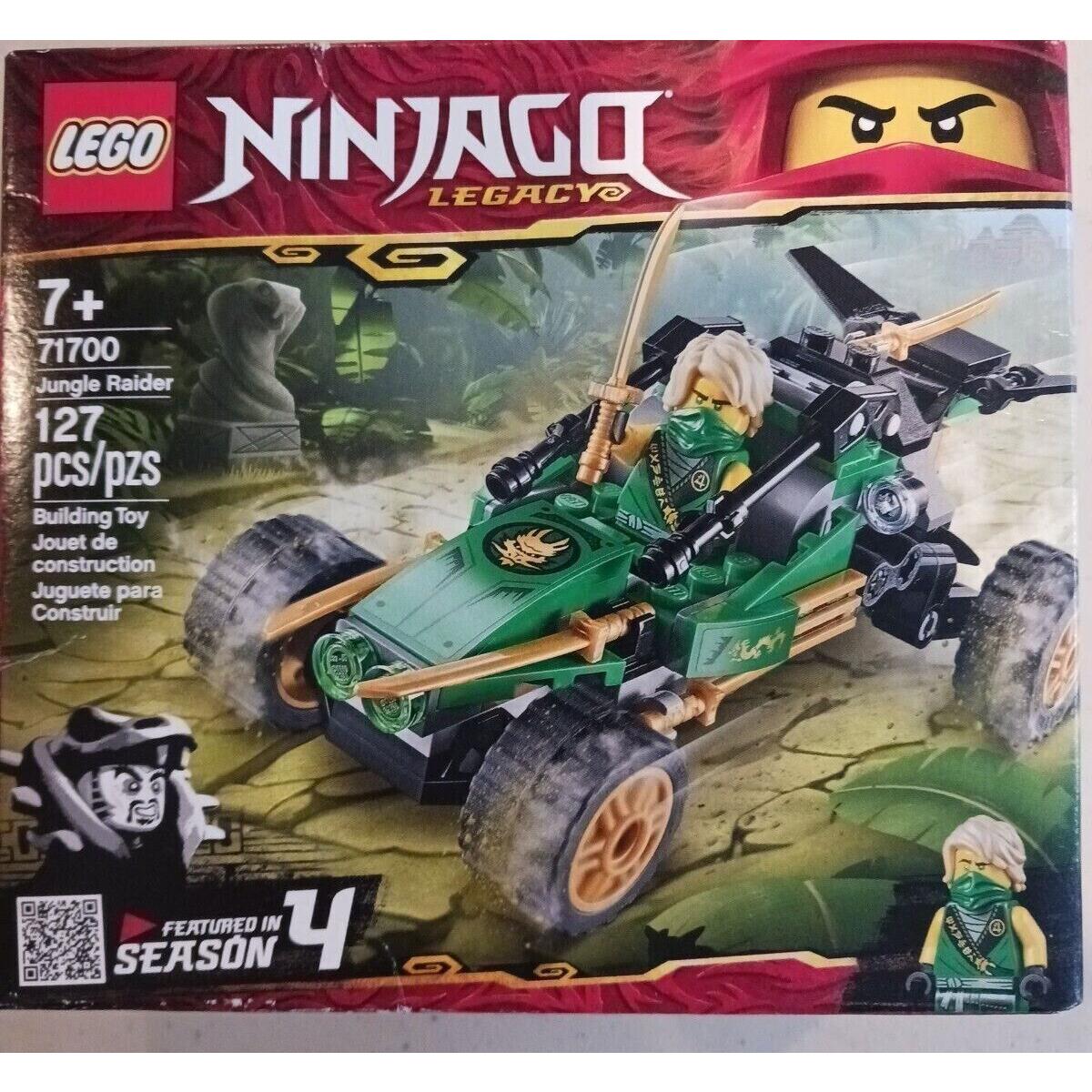 Lego Jungle Raider Ninjago 71700 Building Kit 127 Pcs Car Model Toy Retired Set