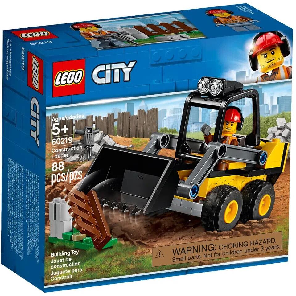 Lego Construction Loader 60219 Town Minifigure Building Set