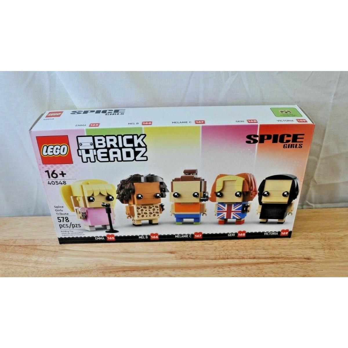 Lego Set 40548 Brick Headz Spice Girls Tribute-emma-mel B-melanie -geri-victoria