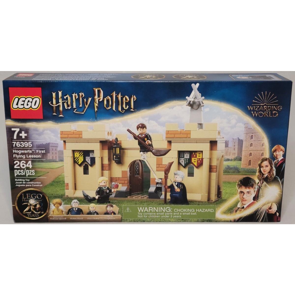 Lego 76395 Hogwarts First Flying Lesson Harry Potter Draco Malfoy Quirrell Hooch