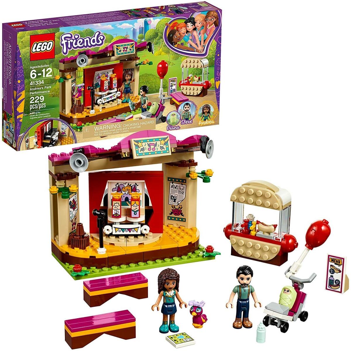 Lego Friends Andrea s Park Performance Set 41334 Gift Toy