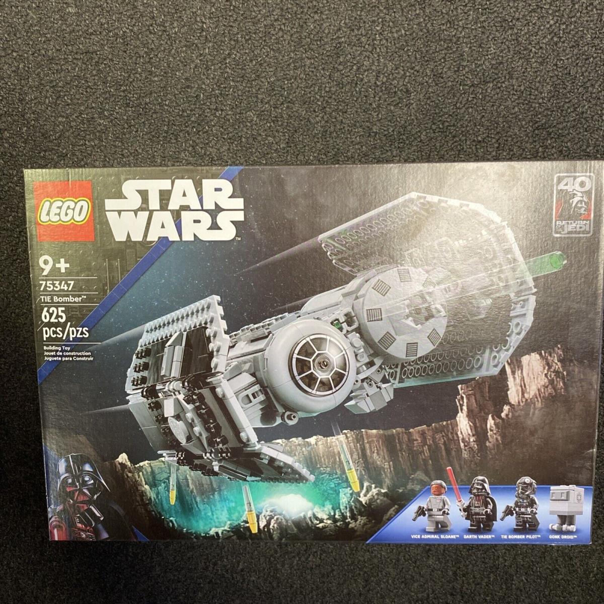 Lego Star Wars Tie Bomber Model Building Kit 75347 Toy Set Starfighter Figures