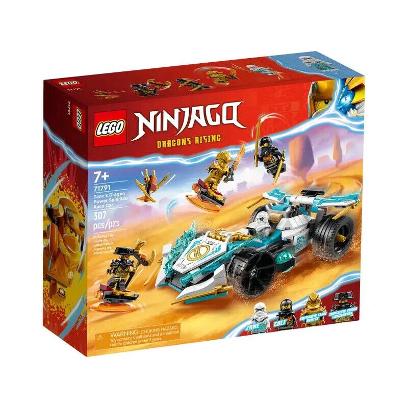 Lego Zane`s Dragon Power Spinjitzu Race Car 71791 Ninjago Building Set