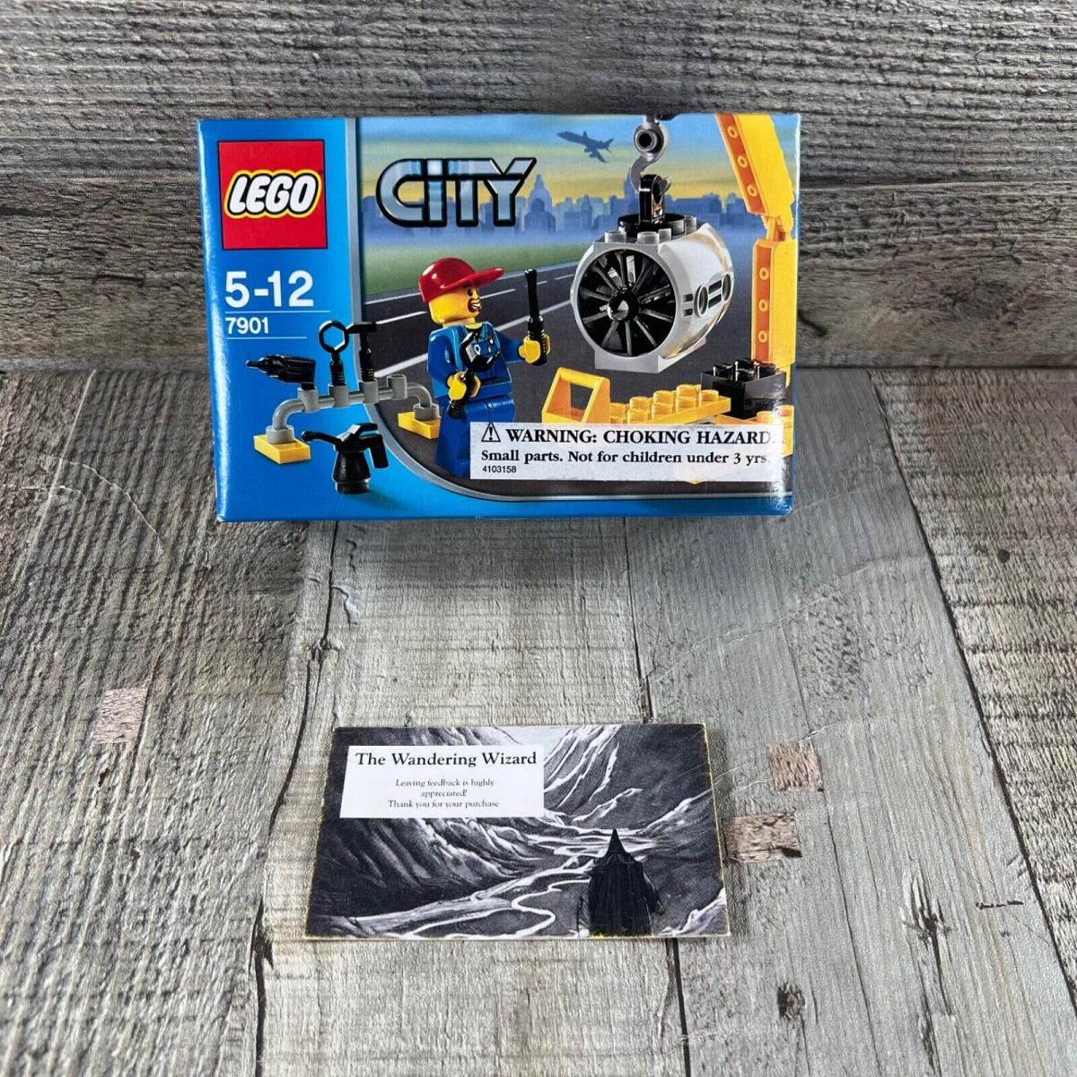 Lego City: Airplane Mechanic 7901 - -sealed -retired -rare -vintage