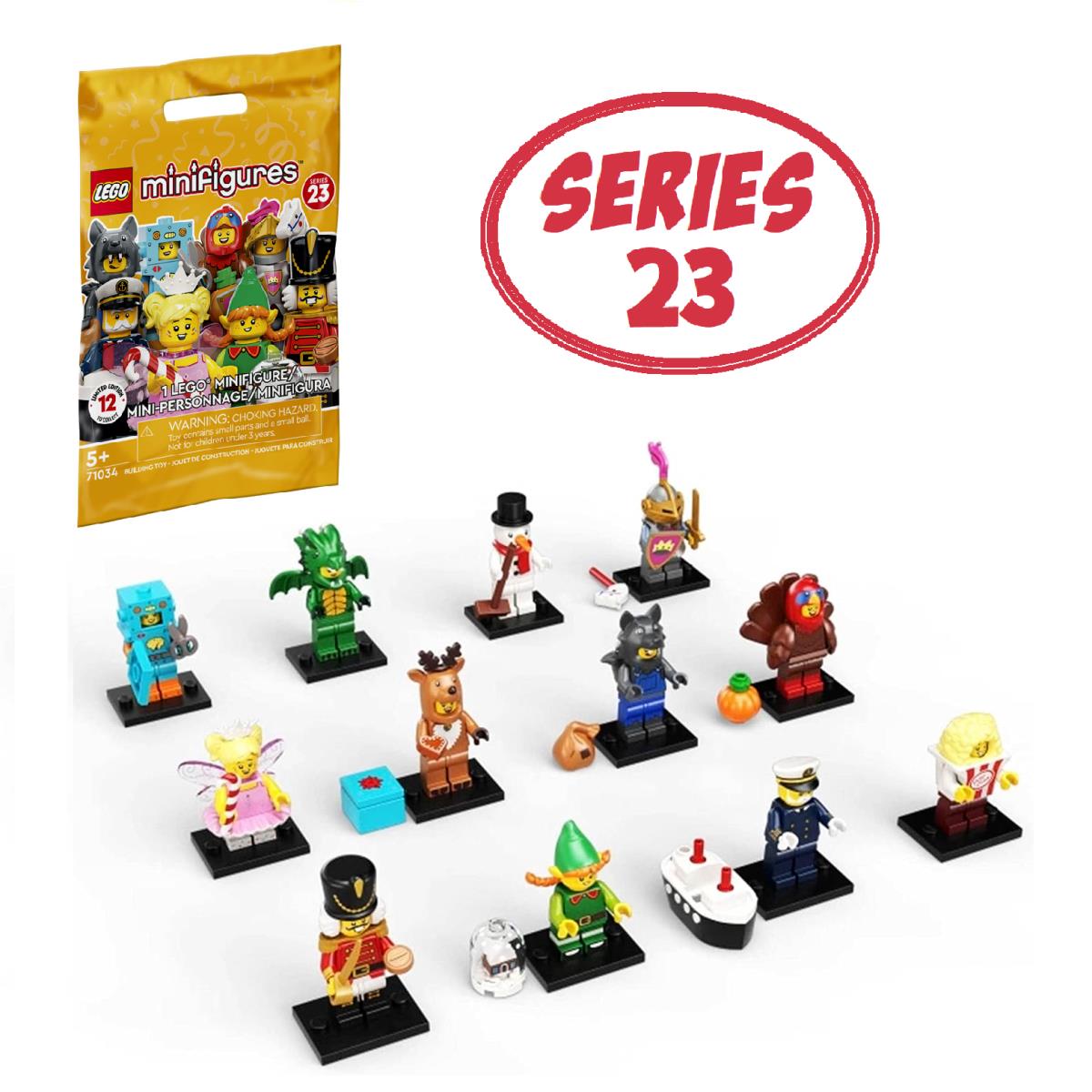 Lego Series 23 Collectible Minifigures 71034 - Complete Set of 12