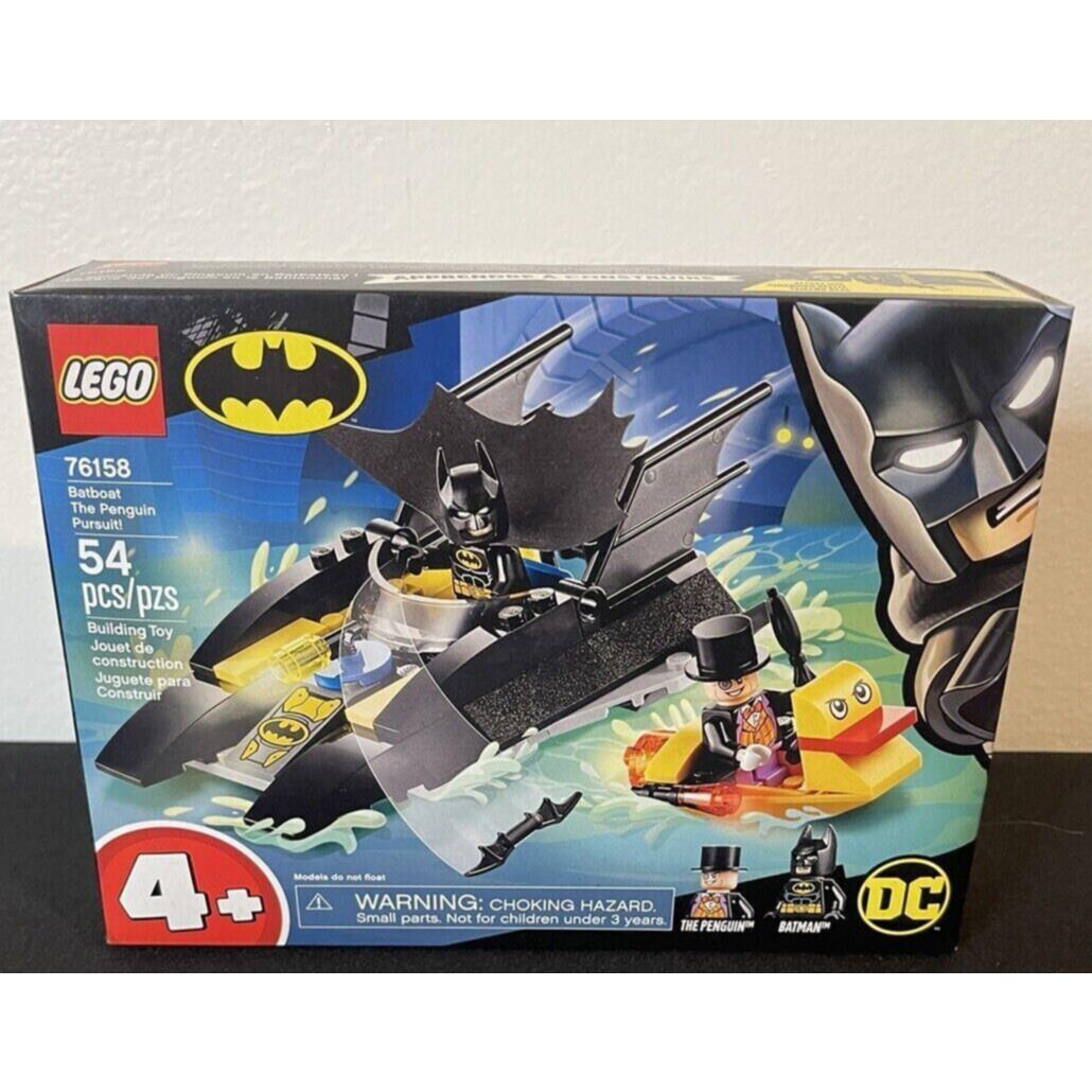 Lego Batman: Batboat The Penguin Pursuit 76158 Building Kit 54Pcs Retired Set