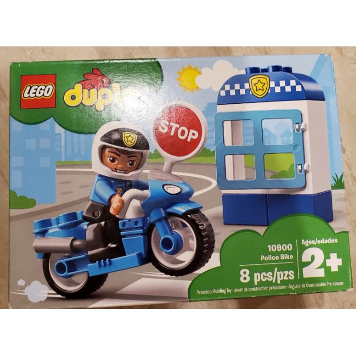 Lego Duplo: Police Bike 10900 Building Kit 8 Pcs Retired Set
