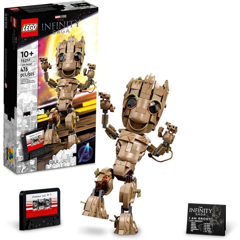 Lego Marvel I am Groot 76217 Building Toy Set The Guardians of The Galaxy