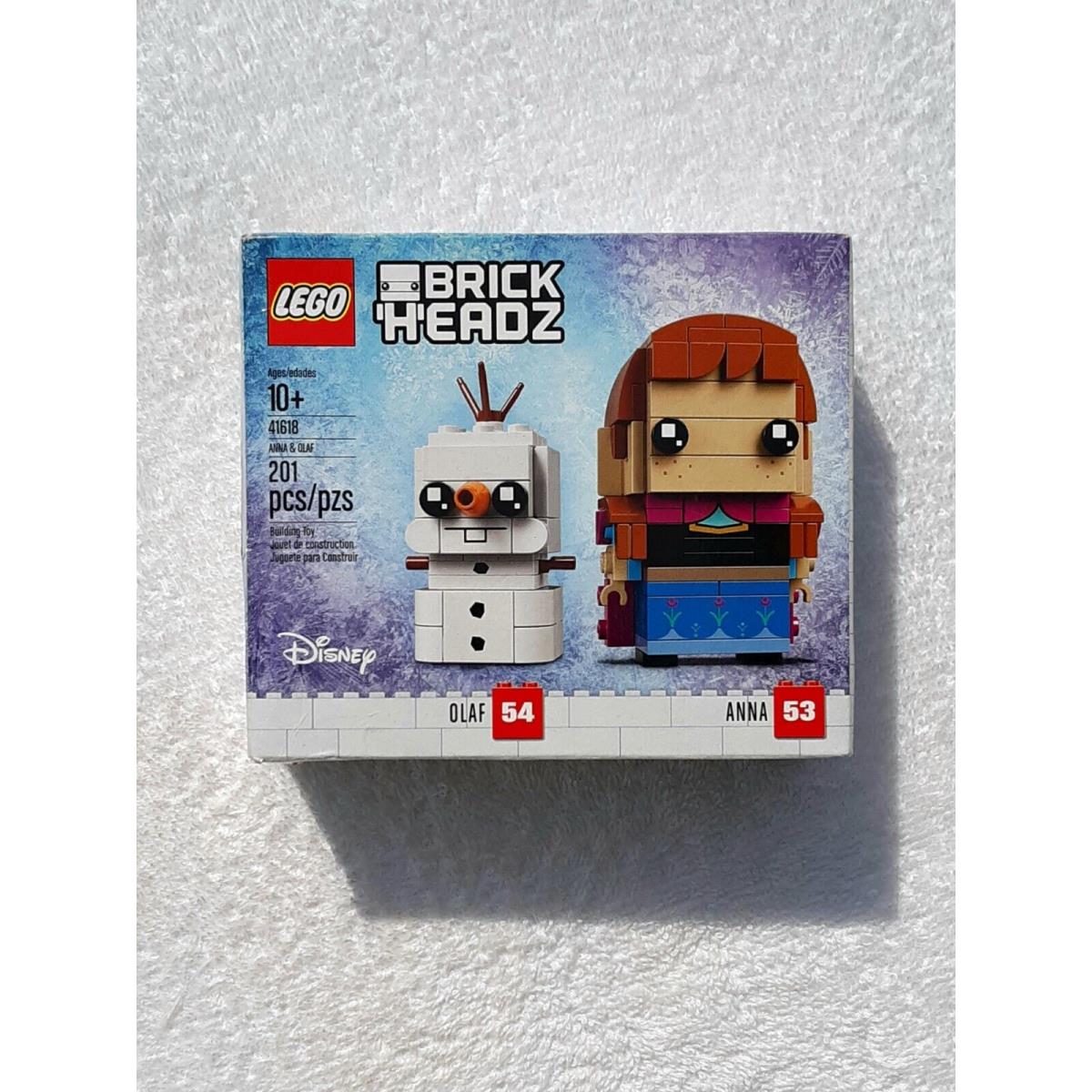 Lego 41618 Brickheadz Anna Olaf Frozen Disney Retired Set