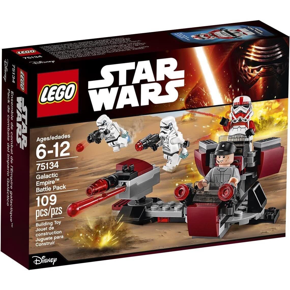 Lego 75134 Star Wars Galactic Empire Battle Pack Retired Soft Edge