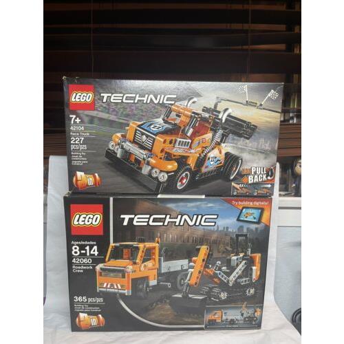 Lego Technic Race Truck 42104 Roadwork Crew 42060