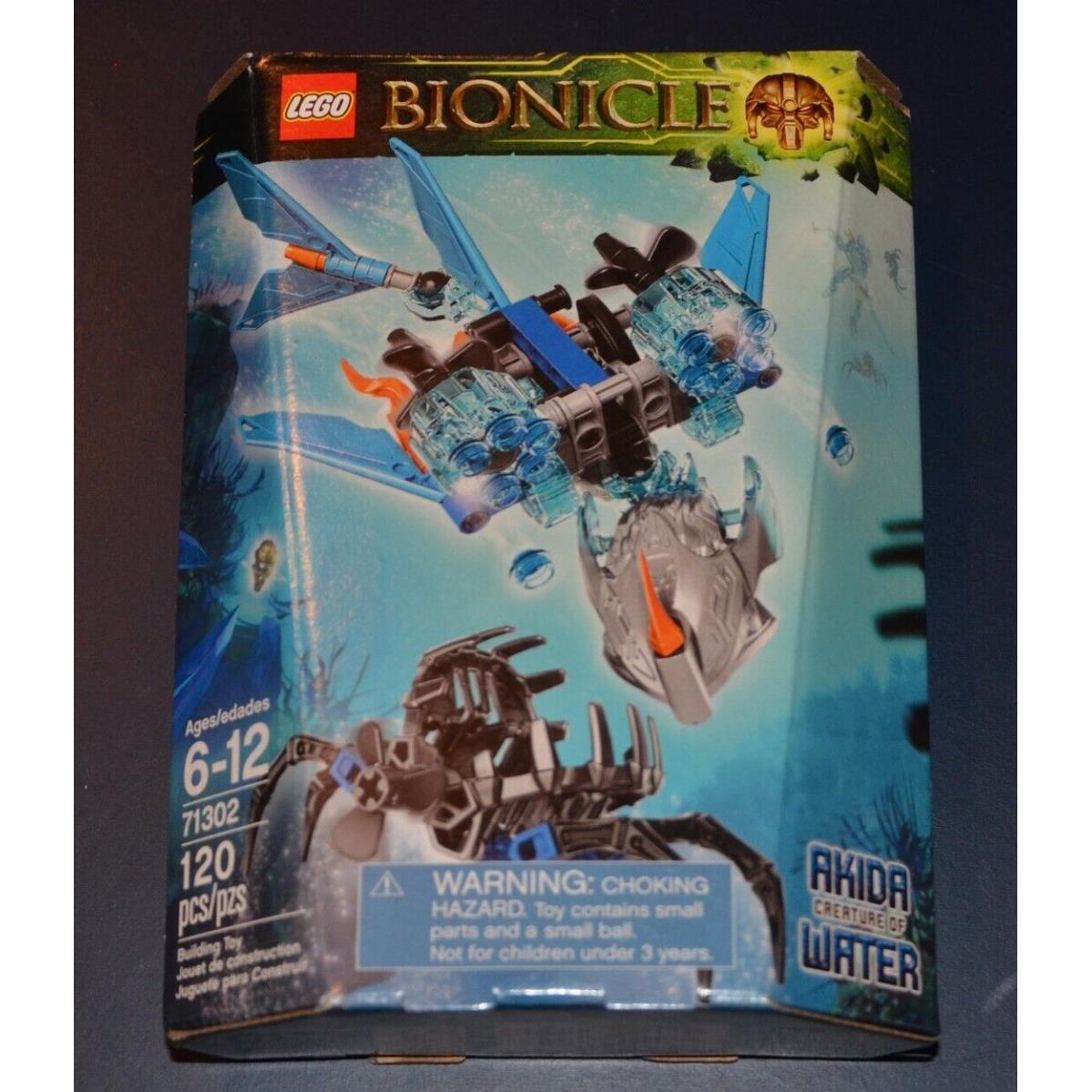 Lego 71302 Bionicle Akida Creature of Water Set