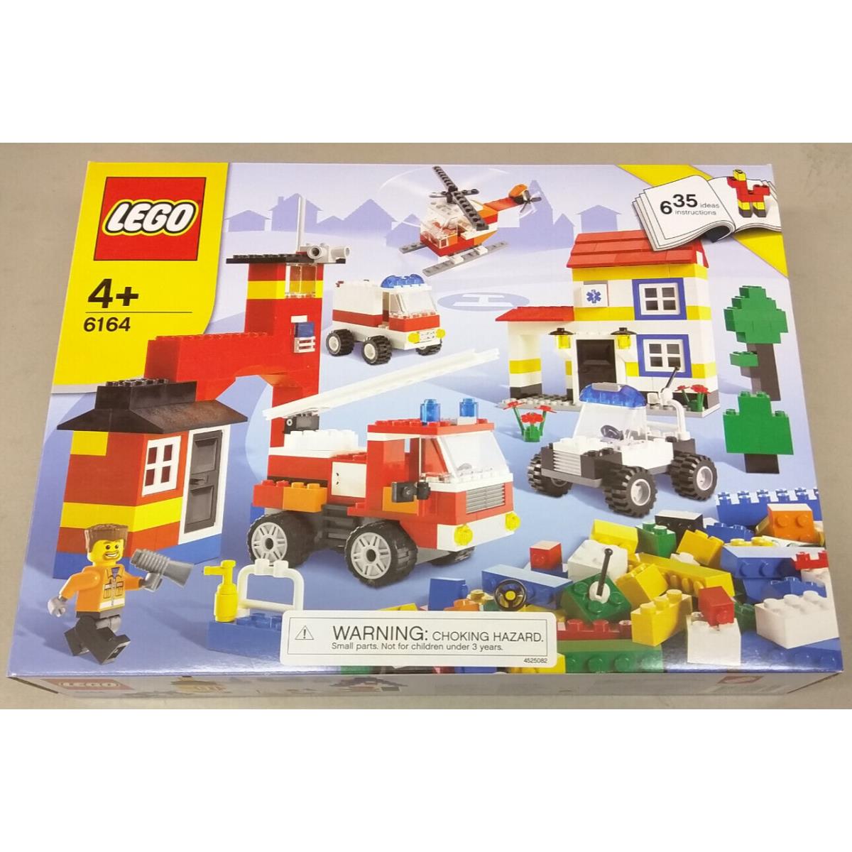 Lego 6164 Emergency Rescue Building Set Police Fire Station Truck Hospital