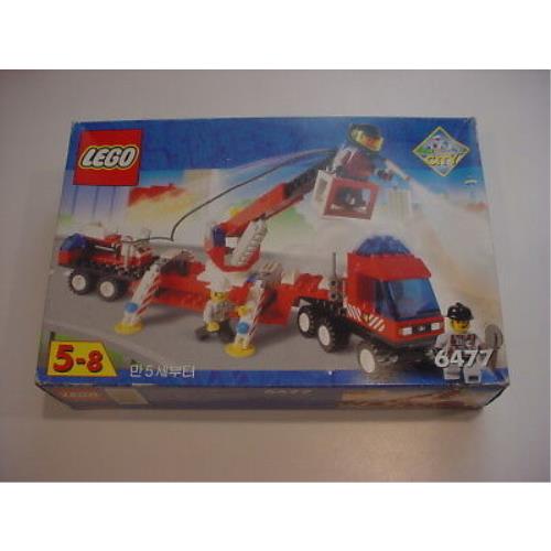 Lego Asian Issue 6477 Fire Fighters Lift Truck
