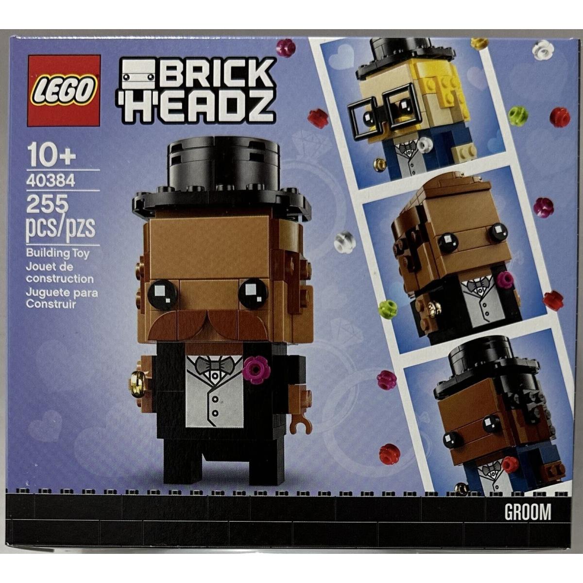 Lego Brick Headz 40384 Wedding Groom 255pcs 10+ Retired