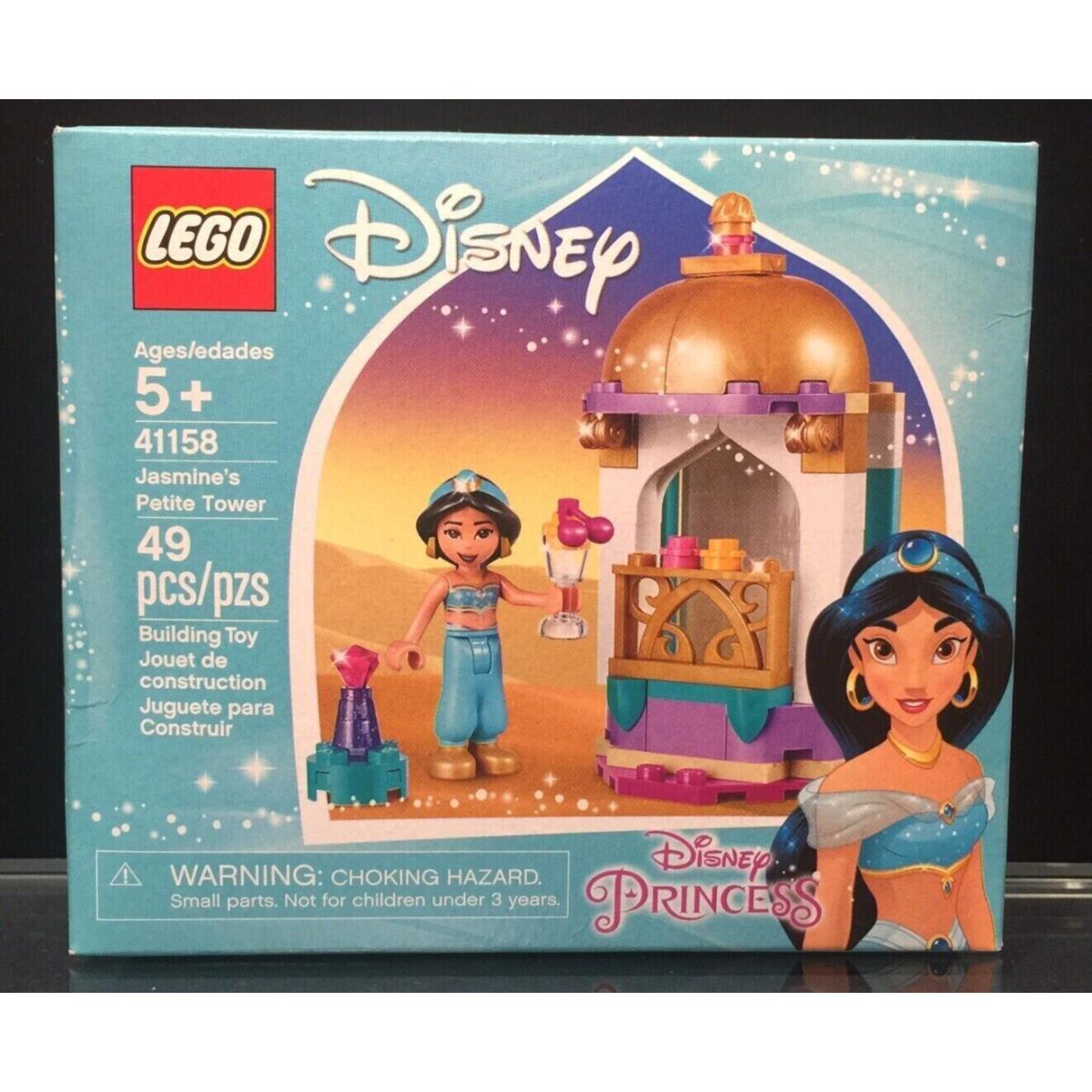 Lego Disney Jasmine`s Petite Tower 41158 Building Kit 49 Pcs Retired Set