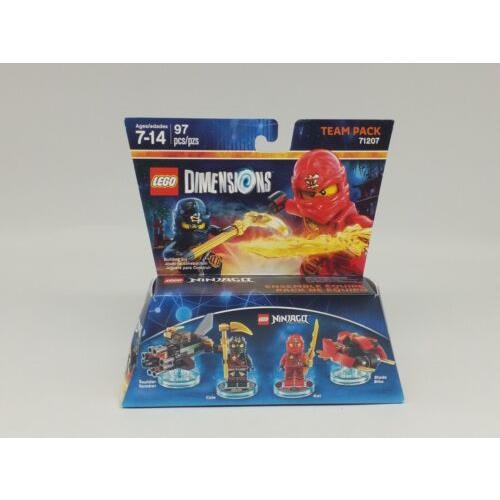 Lego Dimensions - Ninjago - Team Pack 71207 - Cole Kai - New/sealed Box