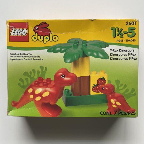 Lego Duplo Red T-rex Dinosaur Set 2601 Vintage Retro 1997 Mom Baby