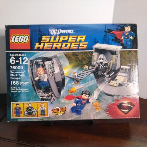 Lego Superheroes Superman Black Zero Escape 76009 Set