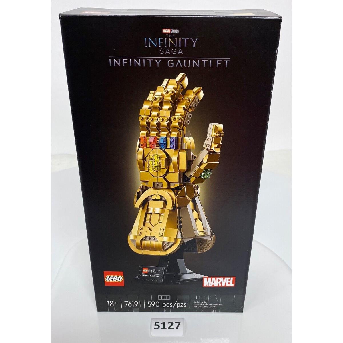 Lego Marvel Infinity Gauntlet 76191 Collectible Gauntlet 590 Pcs