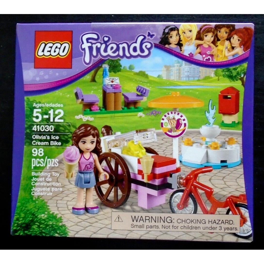 Lego Friends: Olivia`s Ice Cream Bike 41030 Building Kit 98pcs Retired Set