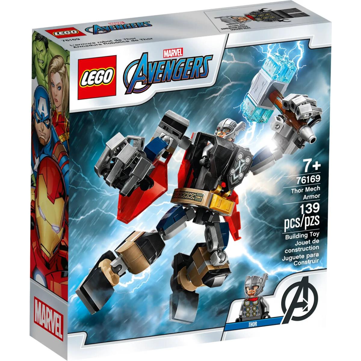 Lego Thor Mech Armor 76169 Super Heroes Minifigure Building Set