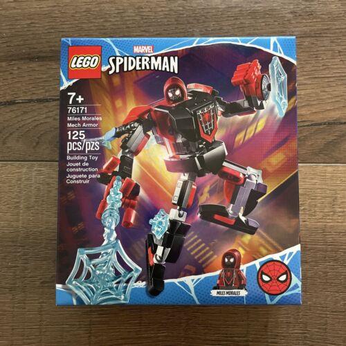 Lego Marvel Spider-man 76171 Miles Morales Mech Armor - 125 Pcs - Retired