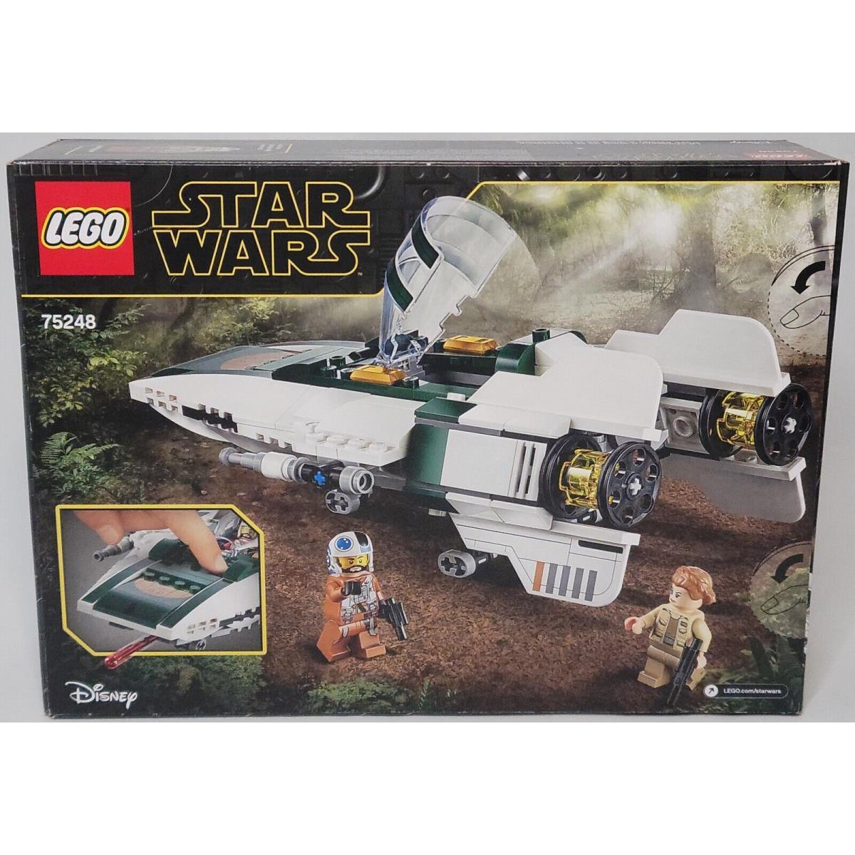 Lego 75248 Resistance A-wing Starfighter Star Wars Snap Wexley Lieutenant Connix