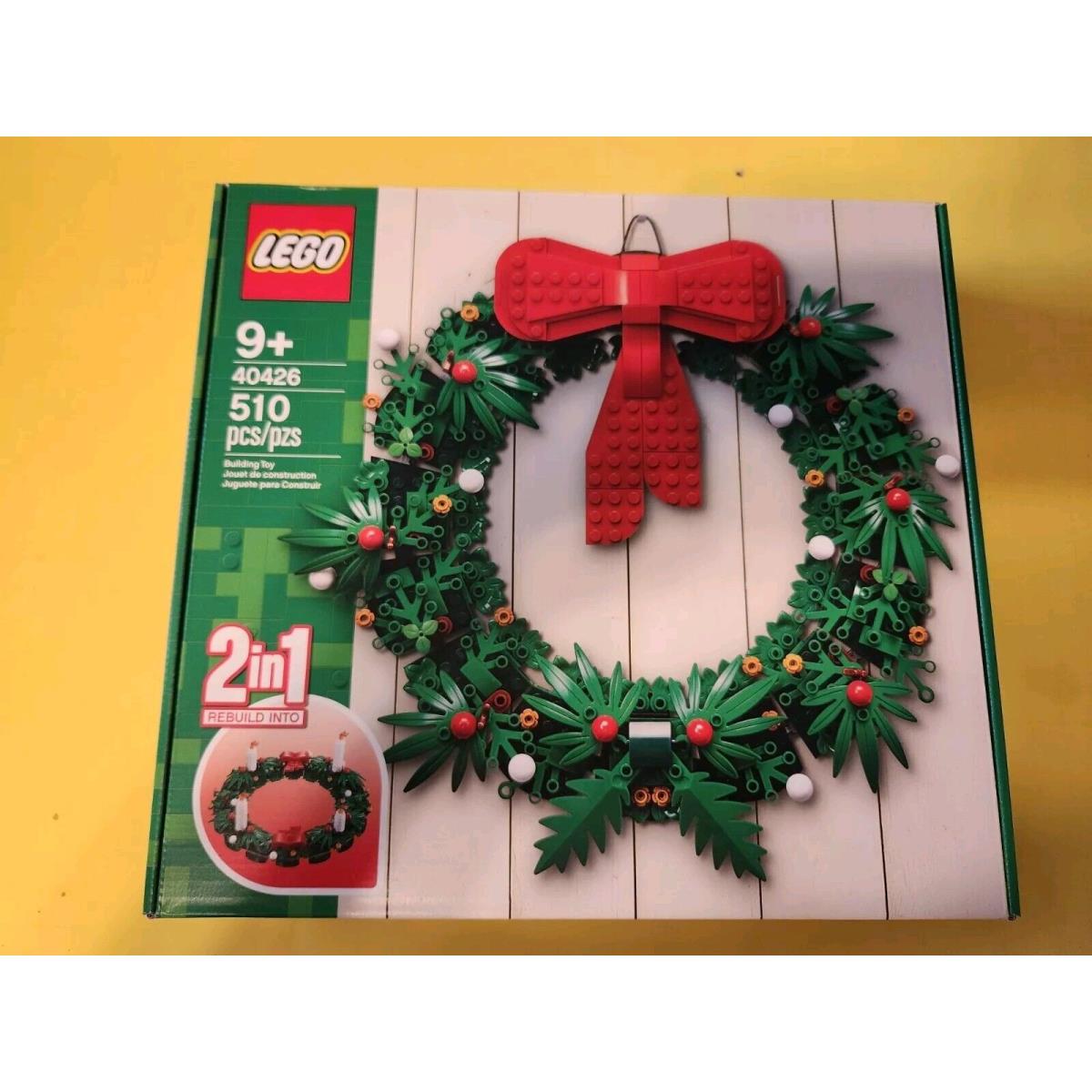 Lego 40426 Christmas Wreath 2-in-1 New/ Sealed/ Retired Set/