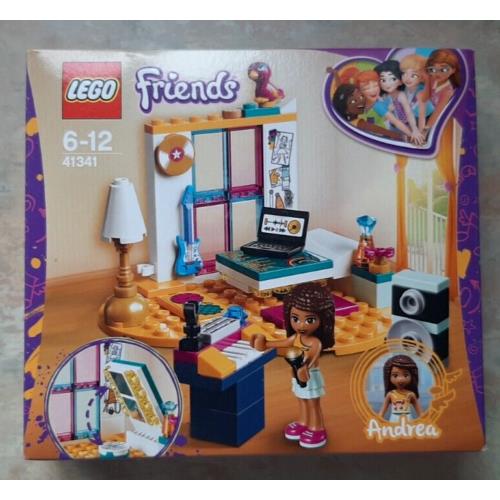 Lego 41341 Friends Andrea`s Bedroom Building Kit 85 Pcs Retired Set Playset