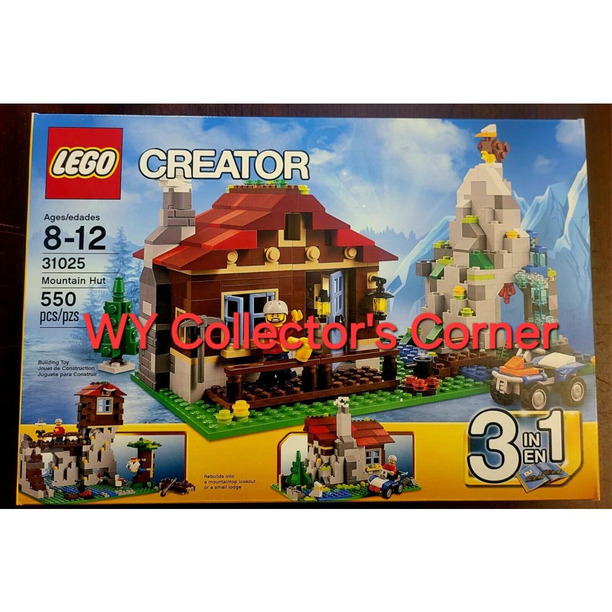 Retired Lego Creator Set 31025 Mountain Hut 3 in 1