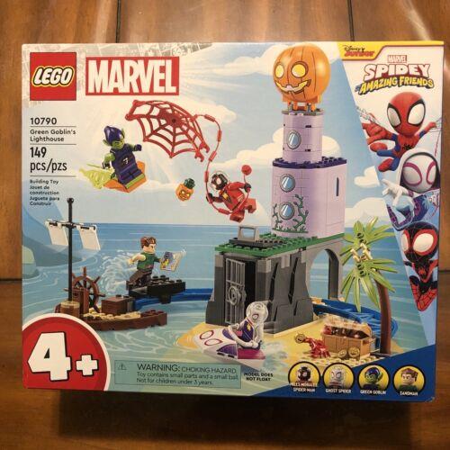 Lego 10790 Marvel Team Spidey at Green Goblin`s Lighthouse Toy For Kids Aged 4+