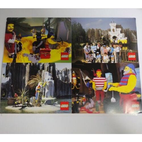 1992 Lego Builders Club Postcards Set Of 4 Not Ripped