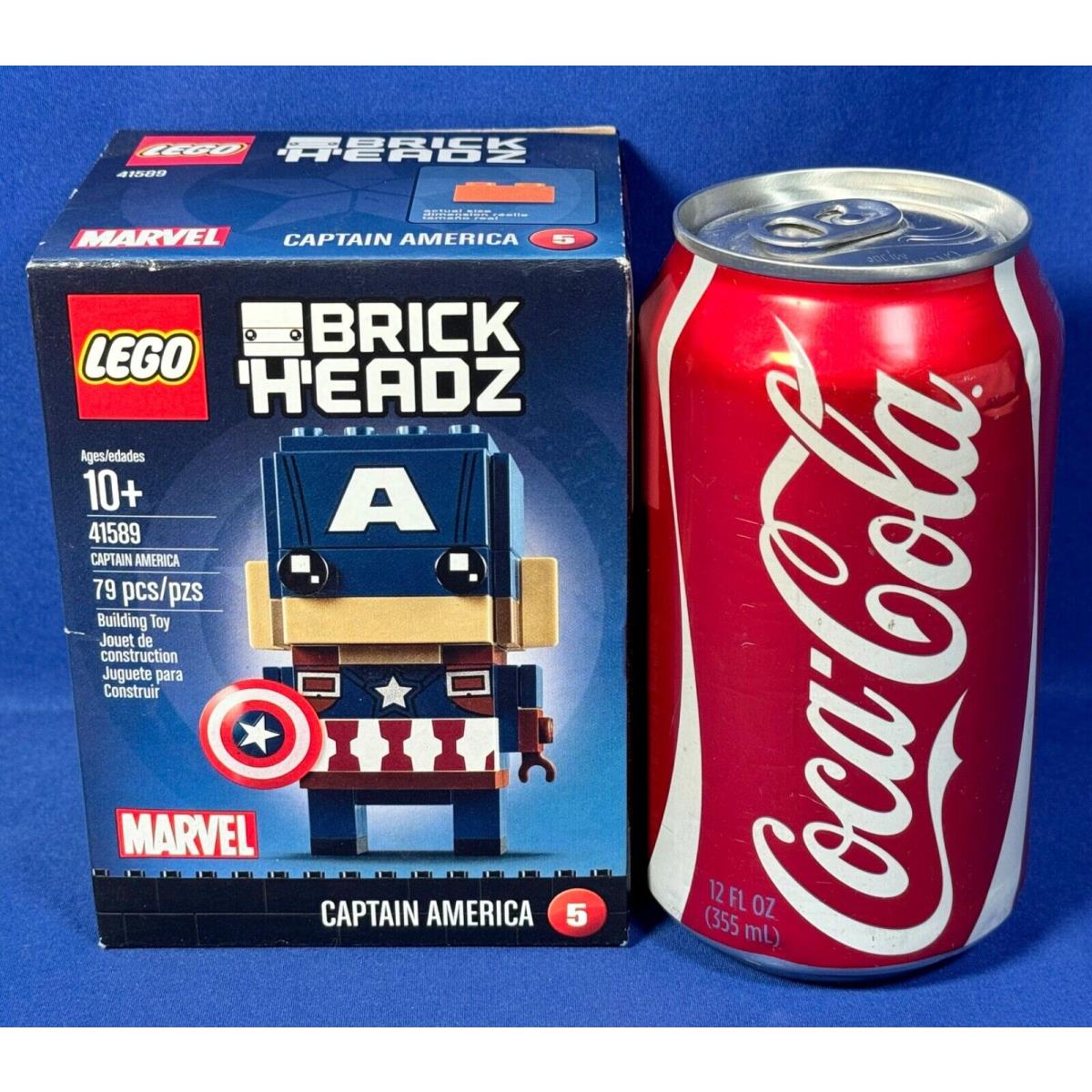 Captain America - Lego Brick Headz 41589 - Marvel Comics Super Hero Building Set