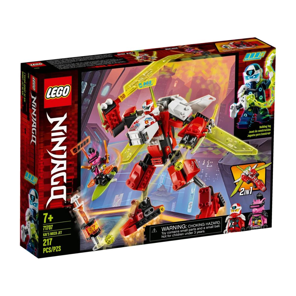 Lego Kai`s Mech Jet 71707 Ninjago Minifigure Building Set