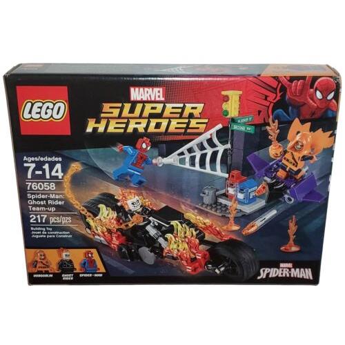Lego Marvel Set 76058 Spider-man Ghost Rider Team-up Ultimate Spiderman