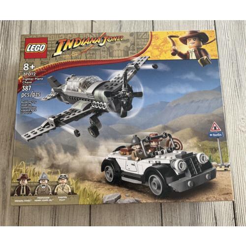 Lego Indiana Jones Fighter Plane Chase Set 77012 Ready to Ship