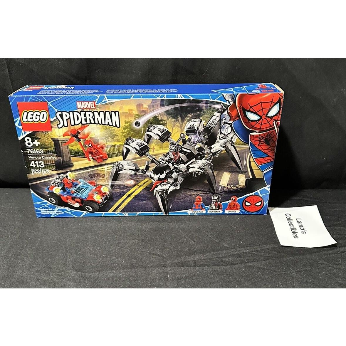 Lego 76163 Marvel Spider-man Venom Crawler 413 Pieces Complete Toy Set