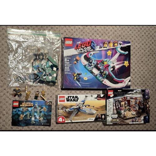Star Wars Infinity Saga Thor Lego Movie Aquaman Sets 75297 76085 70849 74200