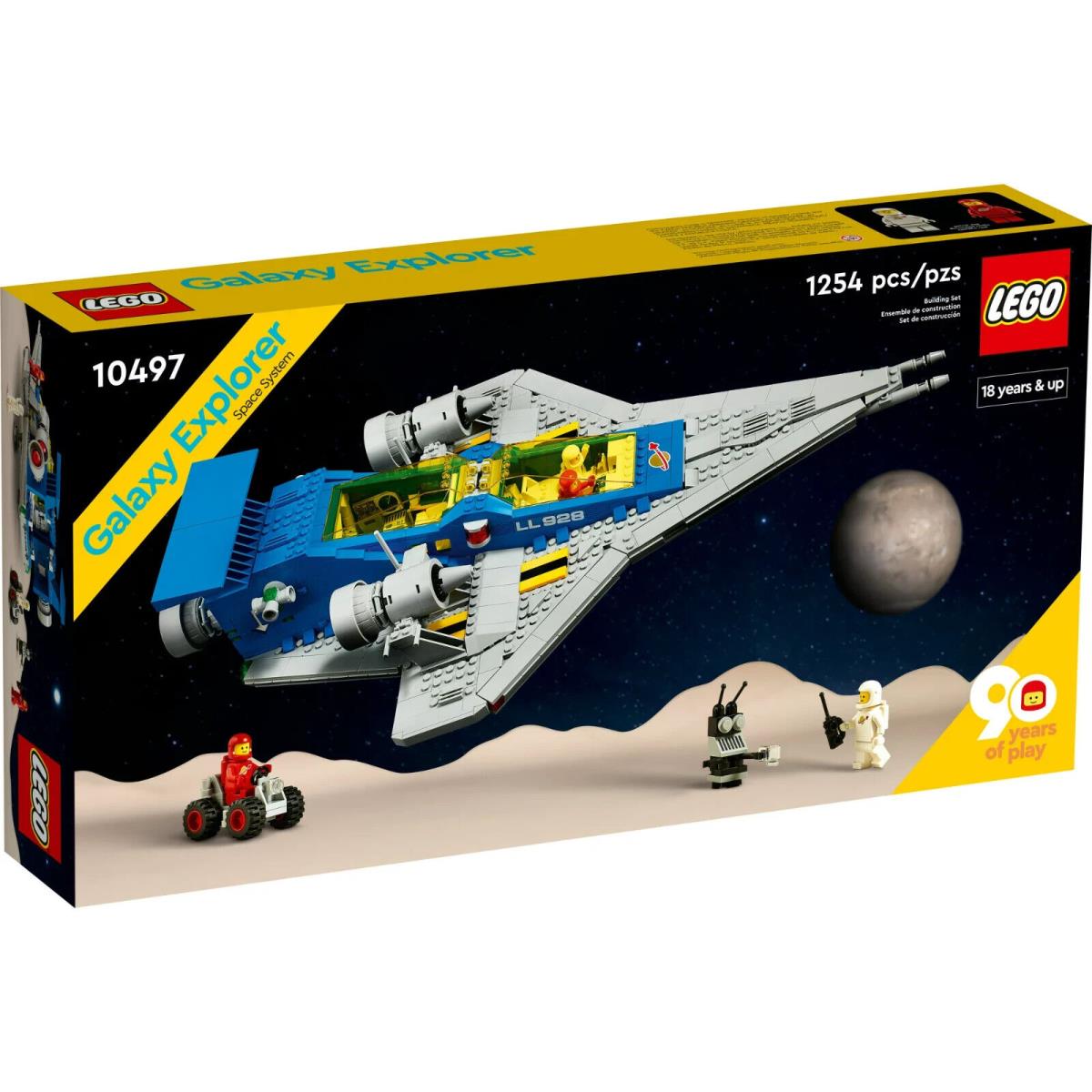 Lego Icons Galaxy Explorer 10497 90th Anniversary Collectible Edition
